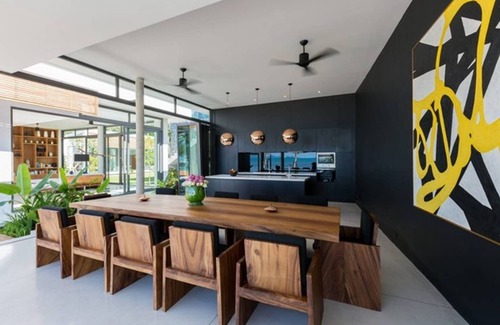 Koh Samui Villa | Beachfront Villa Malouna - 6 beds plus 1 kid bed sleep 12+6