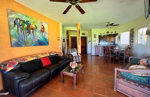 Ixtapa - Zihuatanejo Villa | Beachfront Villa with wifi, Infinity Pool, 60 steps to the Beach!