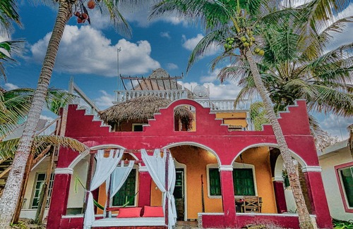 El Cuyo Apartment | Beachfront with your private terrace overlooking the ocean