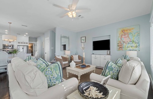 Seashore Village House | Beachside 5 bed 3 ba w/Gulf views! Private beach and Private pool