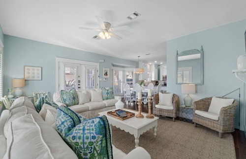Seashore Village House | Beachside 5 bed 3 ba w/Gulf views! Private beach and Private pool