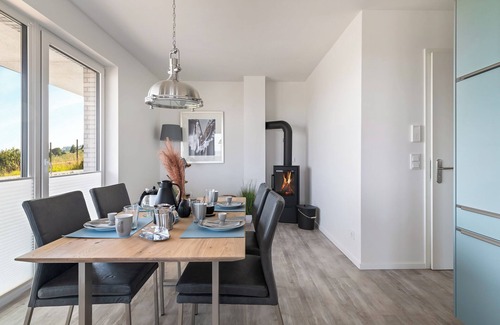 Olpenitz Apartment | "BeachTerraceFour" vacation apartment on the beach with sun terrace, sauna & sea view