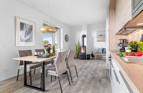 Olpenitz Apartment | "BeachTerraceTwo" vacation apartment on the beach with sun terrace, sauna & sea view