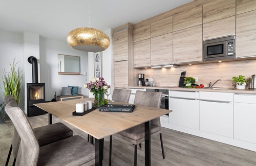 Olpenitz Apartment | "BeachTerraceTwo" vacation apartment on the beach with sun terrace, sauna & sea view