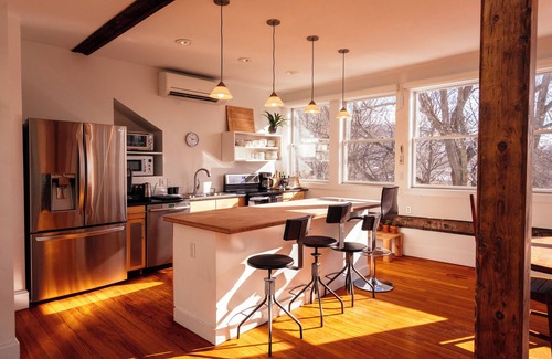 Beacon Apartment | Beacon Penthouse Loft with a View of Mount Beacon