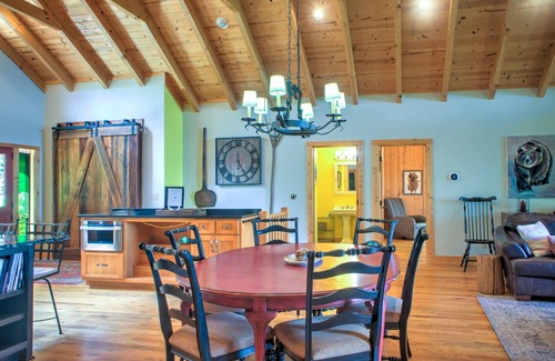 Wolf Laurel House | Bear and Bull Lodge | Mountain Lodge with Golf, Skiiing, Trails!