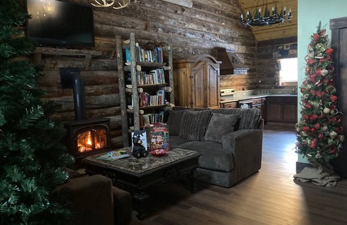 Somerset Cabin | Bear Creek Hideaway Log Cabin on River Fishing & WiFi on Kebler Pass