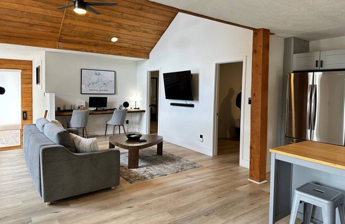 Pagosa Springs House | Bear's Cliff: Stunning Lake and Mountain Views, Wood Stove, Pet-Friendly, Balcony, Garage Parking!