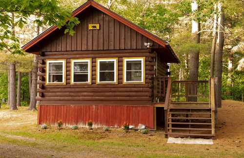 Penobscot County Cabin | Bear's Den 1 Bed/1 Bath Charming Rustic Log Cabin