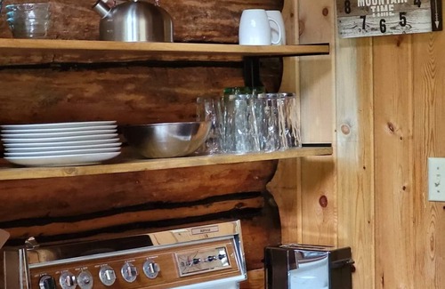 Condon Cabin | "Bears Den" rustic cabin hidden in the pines.