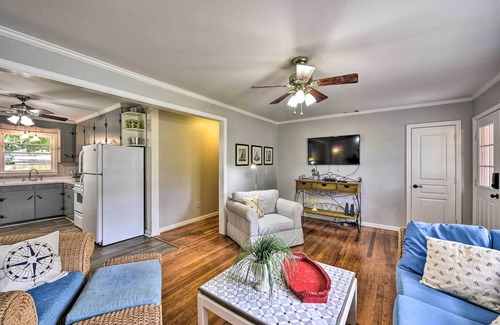 Burton House | Beaufort Retreat w/Porch, 4 Mi from Downtown!