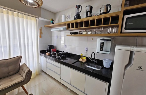 Goiania Apartment | Beautiful 1 bedroom flat on the corner of Flamboyant Shop