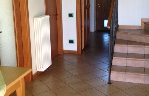 Santa Giustina Apartment | Beautiful Studio "SoleLuna" with garden and views of the Dolomites