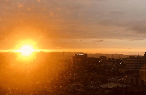 Cornella de Llobregat Apartment | Beautiful sunset with mountain views