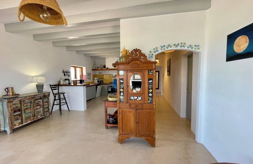 Calo de Sant Agusti Villa | BEAUTIFUL 10/6 PERSON PROPERTY WITH LARGE SWIMMING POOL. DIRECT ACCESS TO THE SEA.