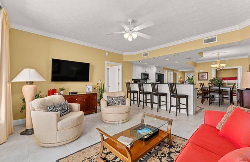 Lower Grand Lagoon Condo | BEAUTIFUL 2 BD [DBL KING]/2 BA BEACH FRONT CONDO! FREE BEACH SERVICE, WIFI!
