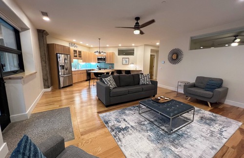 Traverse City Condo | Beautiful 2-bedroom at The Village at Grand Traverse Commons