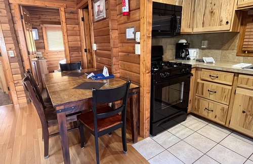 Almont Cabin | Beautiful 2 Bedroom Cabin on Taylor River with Private Hot Tub