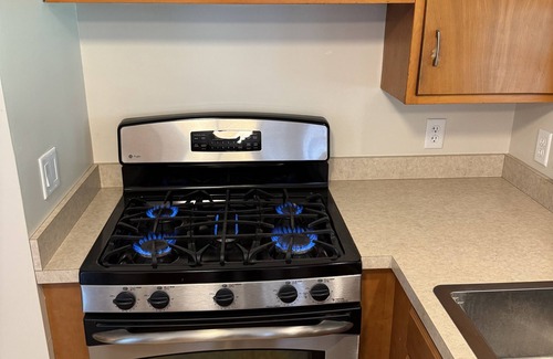 Trail Creek House | Beautiful 2-bedroom house with WiFi and AC in Trail Creek. Large lawn backyard.