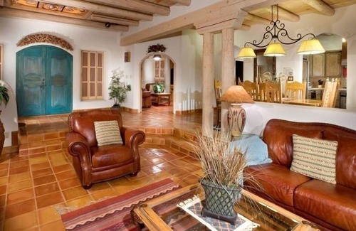 Arroyo Seco House | Beautiful Adobe Home- Walk or short drive to Arroyo Seco - 5th bedroom optional