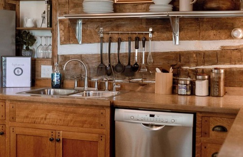 Goshen Cabin | Beautiful and Historic Log Cabin: cozy, quiet, huge hot tub! Quiet getaway!