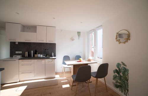 Andreasvorstadt Apartment | Beautiful apartment 54 m², close to the center, king bed, courtyard side