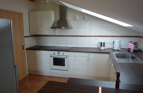 Riegenroth Apartment | Beautiful apartment with stunning views of the valley and a large play area