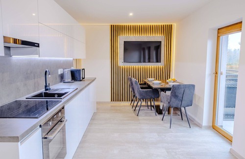 Trebon Apartment | Beautiful apartment for 5 people with WIFI, TV, terrace and panoramic view