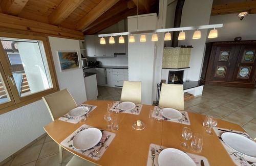 Amden Apartment | Beautiful apartment for 5 guests with WIFI, TV, terrace, pets allowed, panoramic view and parking