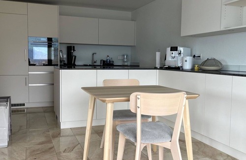 Spiez Apartment | Beautiful apartment for 12 people with WIFI, TV, balcony and pets allowed