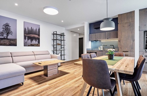 Abertamy Apartment | Beautiful apartment for 6 people with A/C, WIFI, TV and patio