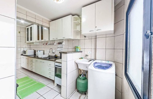 Mongagua Condo | Beautiful Apartment in front of the beach - Mongaguá - SP