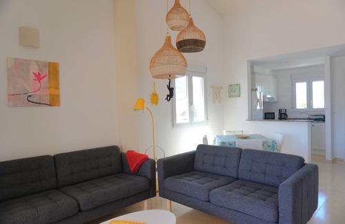 Vergel Apartment | Beautiful apartment near the beach with a view of the pool and the mountain 'Segaria'
