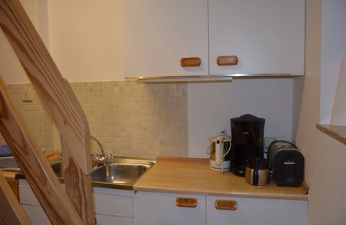 Nebel Apartment | Beautiful apartment on the edge of the forest with terrace and beach chair