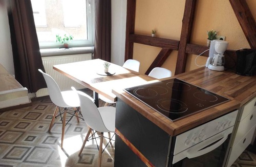 Zeitz Apartment | Beautiful apartment with a large garden