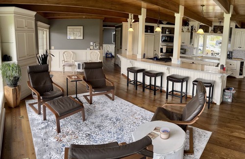 Christina Lake House | Beautiful Beachfront Home with Private Sheltered Dock & Beach