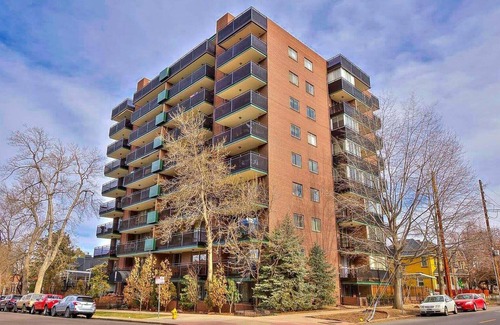 Cheesman Park Condo | Beautiful bedroom with private bathroom in the heart of Denver
