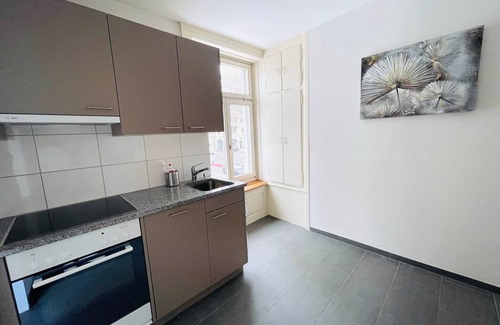 St. Gallen Apartment | Beautiful, bright, large apartment with balcony smarttv