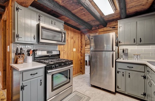 Northwest Harwinton Cabin | Beautiful brook-side log cabin on 3 private acres - 2 bed, 1.5 bath, entire home