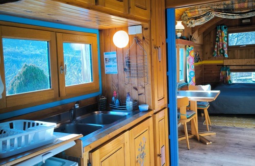 La Motte-du-Caire Cottage | Beautiful caravan in the countryside with wellness area - Sisteron - Gap - Bayons