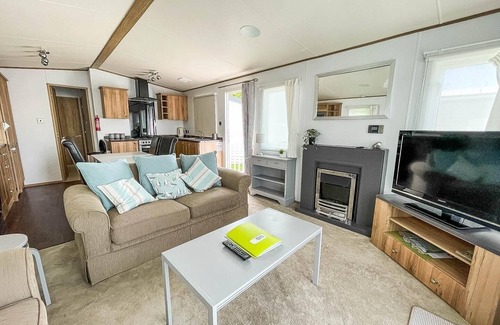 Saxmundham House | Beautiful caravan with decking at Carlton Meres Holiday Park, Suffolk ref 60022M