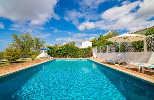 Boliqueime House | Beautiful characterful villa, sleeps 6, large private pool, gardens & sea views