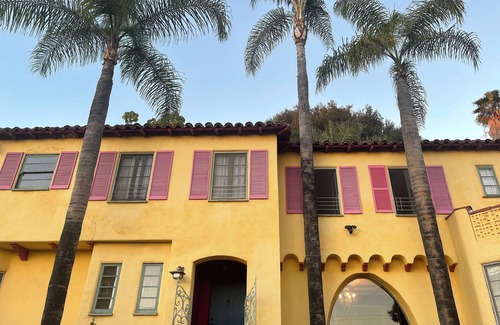 Rossmoyne House | Beautiful, colorful, unique, Spanish style home with city views of L.A/Glendale