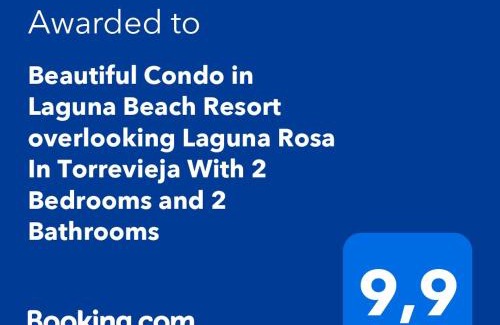 Los Balcones Apartment | Beautiful Condo in Laguna Beach Resort overlooking Laguna Rosa In Torrevieja With 2 Bedrooms and 2 Bathrooms