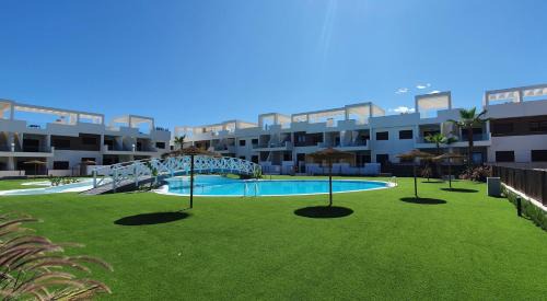 Los Balcones Apartment | Beautiful Condo in Laguna Beach Resort overlooking Laguna Rosa In Torrevieja With 2 Bedrooms and 2 Bathrooms