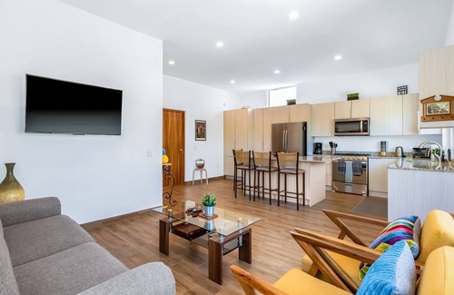 Nuevo Vallarta Apartment | Beautiful condo with shared pool, full kitchen, & private W/D