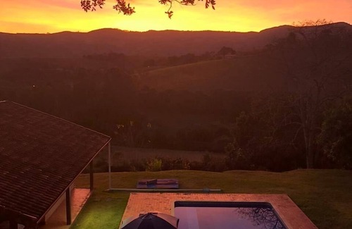 Extrema House | Beautiful country house with swimming pool and panoramic views 1 hour from São Paulo