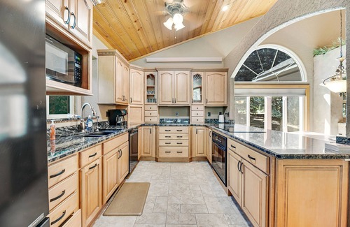 Rimrock House | Beautiful creekside home w/private washer/dryer, WiFi, fireplace, patio, & AC