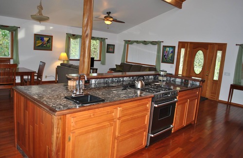 Keaau House | Beautiful Custom Eco Friendly Home with Private Back Yard POOL