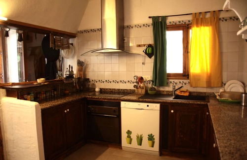 Santa Maria del Cami Villa | Beautiful design villa amongst vineyards, with pool, BBC & mountains views